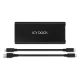 10. Icy Dock MB861U31-1M2B Hard Drive Enclosure SSD Case Black M.2
