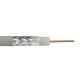 DIGITUS RG-6 coaxial cable, 1.05mm Cu 75 Ohm, shield (2x foil + 77% braid), Eca, PVC, 305m, white