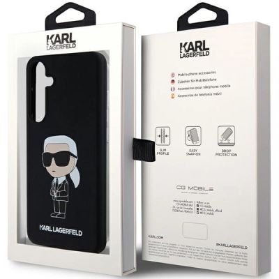 8. Karl Lagerfeld Silicone Ikonik case for Samsung Galaxy S24+ - black