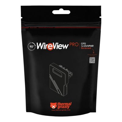 11. Grizzly WireView 90 Pro Thermal Graphics Card, 1x12VHPWR - Backwards