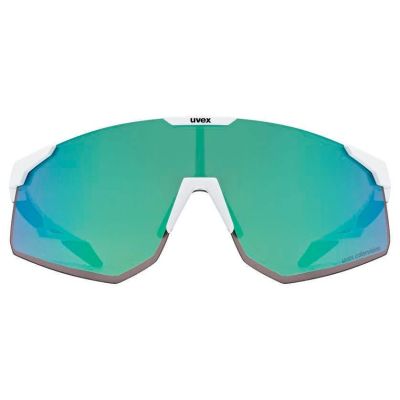 3. Uvex Pace Perform S CV Multisports Glasses Unisex Half-Rim White