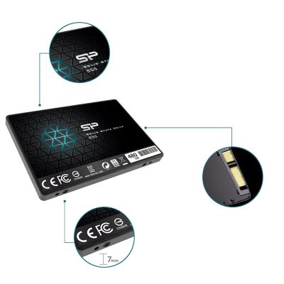 6. Silicon Power S55 SSD 480GB 2.5" SATA III 560/530 MB/s (SP480GBSS3S55S25)
