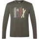 Men's SUPER.NATURAL M Fourski LS Long-Sleeve Shirt, Black