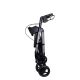 5. Marseille four-wheeled walker, graphite color RF-617/G REHAFUND