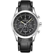 Men's Watch Giewont Chronograph Sapphire Silver Black GW7650-A2