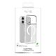 2. Puro Lightfeel iPhone 17 Pro Case Compatible with MagSafe - Transparent and White