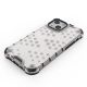 5. Honeycomb Case armor cover with TPU Bumper for iPhone 13 mini red