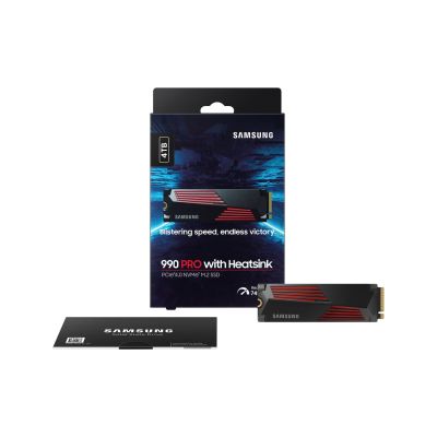 29. SSD PCIE G4 M.2 NVME 4TB W/HS/990 PRO MZ-V9P4T0CW SAMSUNG