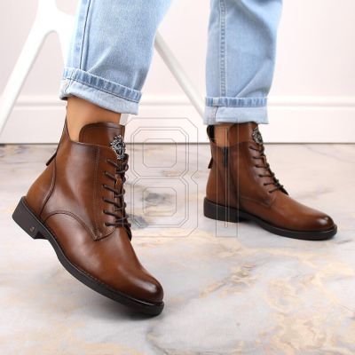 4. Lace-up and zipper boots Potocki W WOL171C brown