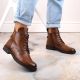 4. Lace-up and zipper boots Potocki W WOL171C brown