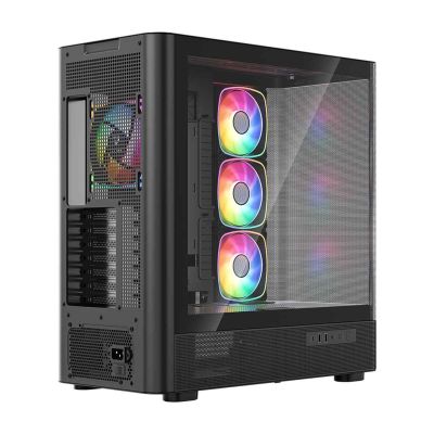 14. MODECOM VOLCANO AQ 500 ARGB MIDI BLACK CASE