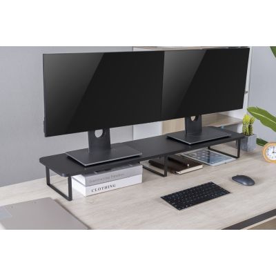 11. GEMBIRD 2-MONITOR STAND (RECTANGULAR SHAPE)