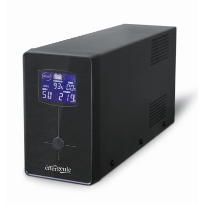 5. ENERGENIE UPS AVR 2000VA LCD, 3x C13, 2x SCHUKO, USB, RJ45