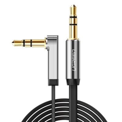 2. Ugreen flat angled cable AUX audio cable 3.5 mm mini jack 0.5 m black (AV119 10596)