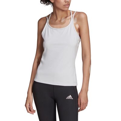 2. adidas Studio Slim Strappy Back Tank Top W HE3141