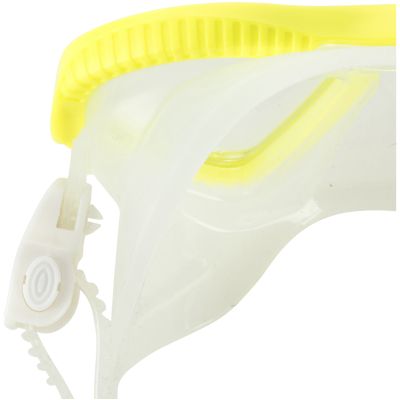 4. Fashy “Adventure II” Diving Mask, Yellow/Transparent