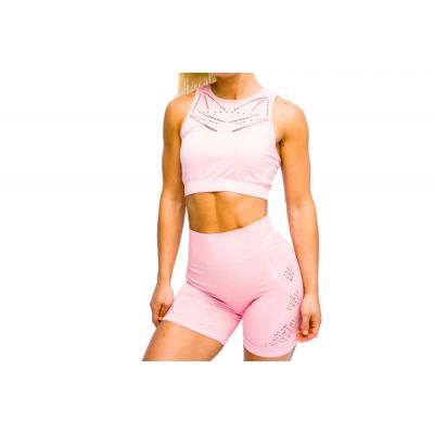 4. GymHero Leggins Stripes W MAUVE