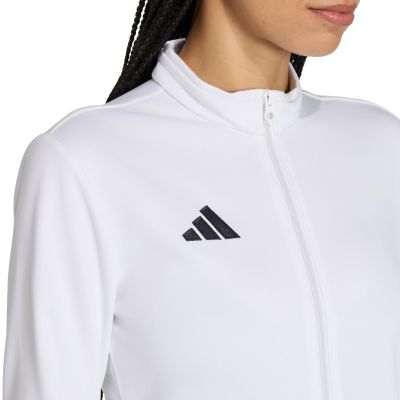 4. adidas Entrada 26 Track Women's Track Jacket, White, JZ6603