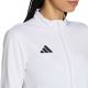 4. adidas Entrada 26 Track Women's Track Jacket, White, JZ6603