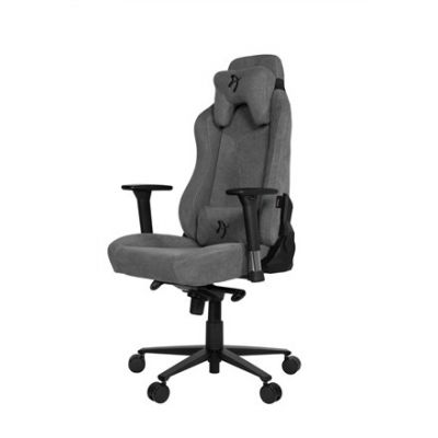 2. Arozzi Vernazza Universal Gaming Chair Upholstered Seat Gray