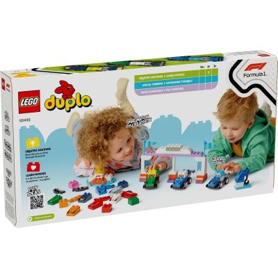 13. LEGO DUPLO TOWN 10445 F1 Cars and Drivers