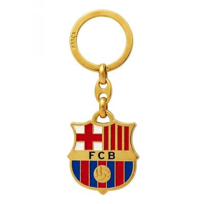 8. FC Barcelona original coat of arms keychain licensed B6006