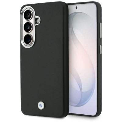 BMW Sign Metal Logo MagSafe Case for Samsung Galaxy S26+ - Black