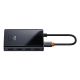8. Baseus PioneerJoy 4xUSB-A 3.0 USB-C Hub - Gray