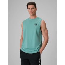 Men's relaxed sleeveless T-shirt with print 4F 4FRSS26TSLEM365-47S