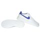 11. Nike Air Force 1 White/Deep royal blue women's shoes - CT3839-101
