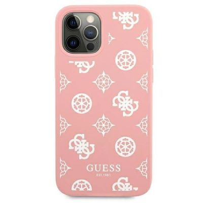 3. Guess GUHCP12LLSPEWPI iPhone 12 Pro Max 6.7" pink/pink hard case Peony Collection