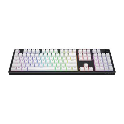 16. HATOR Skyfall Wireless 100 Gaming Keyboard USB + RF Wireless + Bluetooth QWERTY US English Black, White