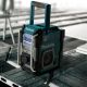 10. Makita MR004G radio Workplace Analog and Digital Black, Green