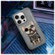 8. Nimmy Glasses Cool Dog Case for iPhone 16 Pro Max - Gray