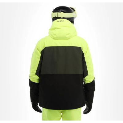 4. O'neill Men's Winter Sports Jacket Carbonite Snowboard Skis 10K Green Black