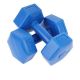EB FIT composite dumbbell set 2x2kg blue 1027029