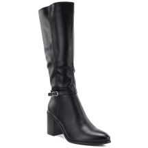 Women’s Black Block-Heel Boots Sergio Leone KZ-08