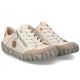 2. Women's leather openwork shoes, beige, Rieker L0355-61