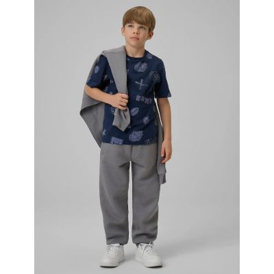 6. Boy's regular printed T-shirt 4F 4FJRSS26TTSHM3466-31A