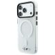 2. BMW M IML Frosted Metal Logo & Trims MagSafe Case for iPhone 18 Pro Max / 17 Pro Max - Transparent