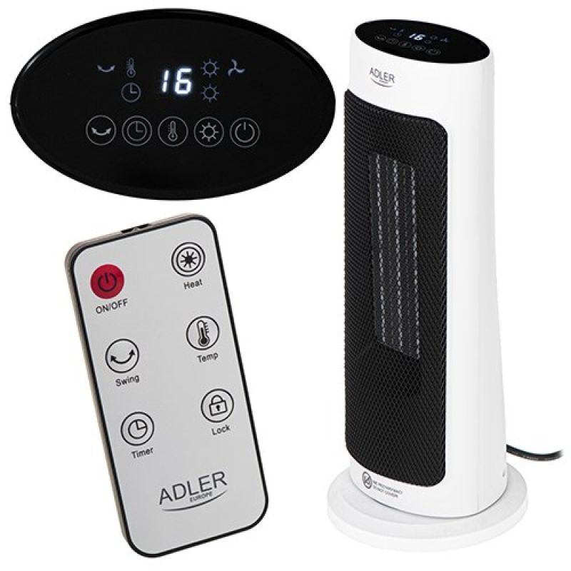 6. ADLER AD 7738 ceramic fan heater