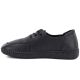 7. Jezzi JH01-1 comfortable black women's leather shoes
