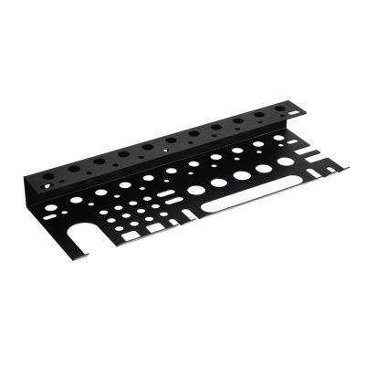 9. MACLEAN WALL ORGANIZER TOOL SHELF MACLEAN WALL ORGANIZER / TOOL SHELF, BLACK, DIMENSIONS 40X14.5X4.6CM, M