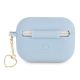 2. Guess GUAPLSCHSB AirPods Pro cover blue/blue Silicone Charm Heart Collection
