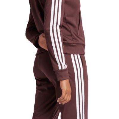 6. Women's adidas Essentials 3-Stripes Tracksuit Burgundy JD2683