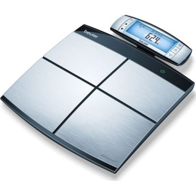3. Beurer BF 105 Square Black, Stainless Steel Electronic Personal Scale
