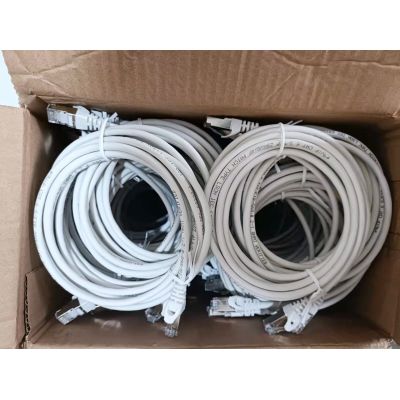 3. equip - Patch cable RJ-45 male white stranded 25 cm CAT 6 - Halogen-free, Molded, Set of 100 pcs.