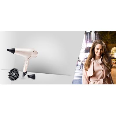 3. REMINGTON Proluxe AC9140 Hair Dryer (2400W; Pink, Powder Pink)