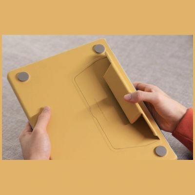 6. UNIQ Lyden Versa Case for MacBook Air 13" 2022 / 2024 / 2025 / 2026 - Yellow