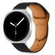 3. Tech-Protect Leatherfit Strap for Samsung Galaxy Watch 40/44/46 mm - Black